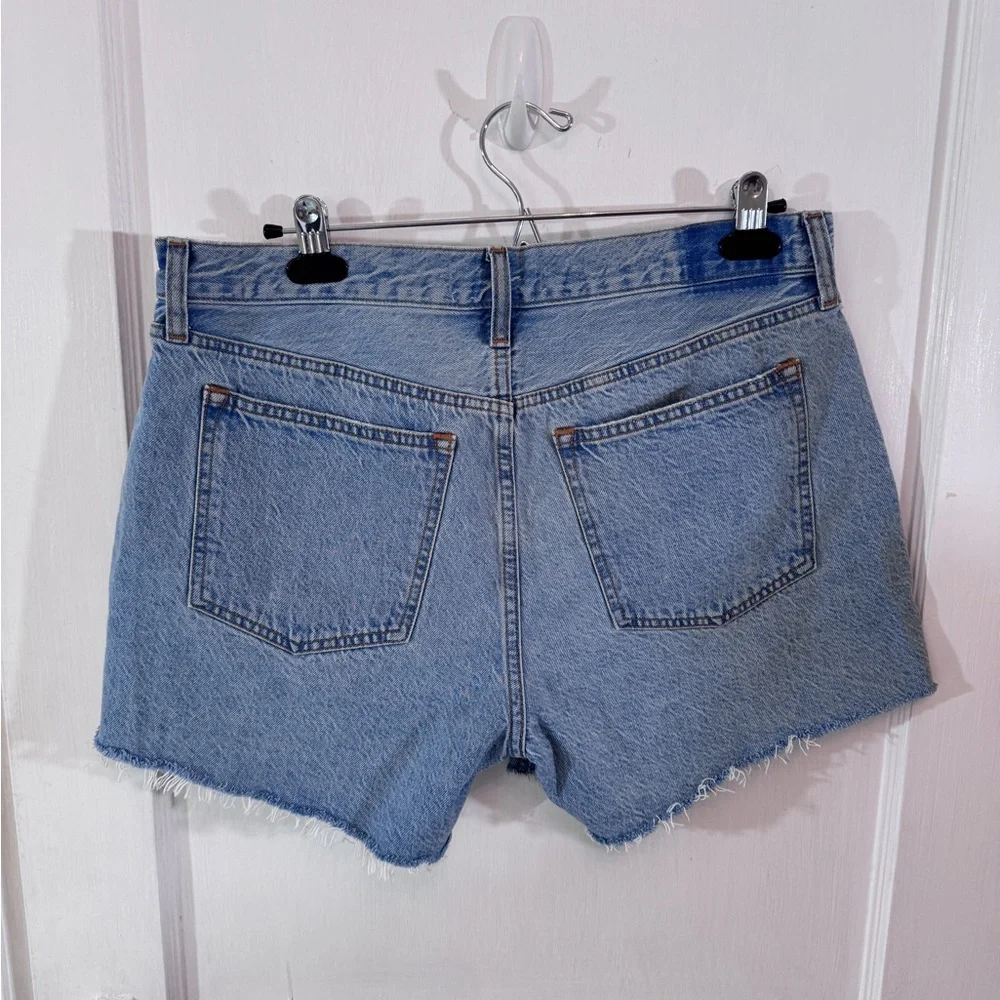 Abercrombie & Fitch Light Blue Jean Shorts shortie Denim - Picture 6 of 8